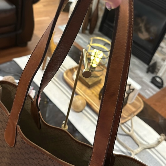 🔥🔥 Authentic Gucci Web Sherry Line Monogram Micro GG Large Leather Tote Bag 🔥🔥 - Picture 15 of 16